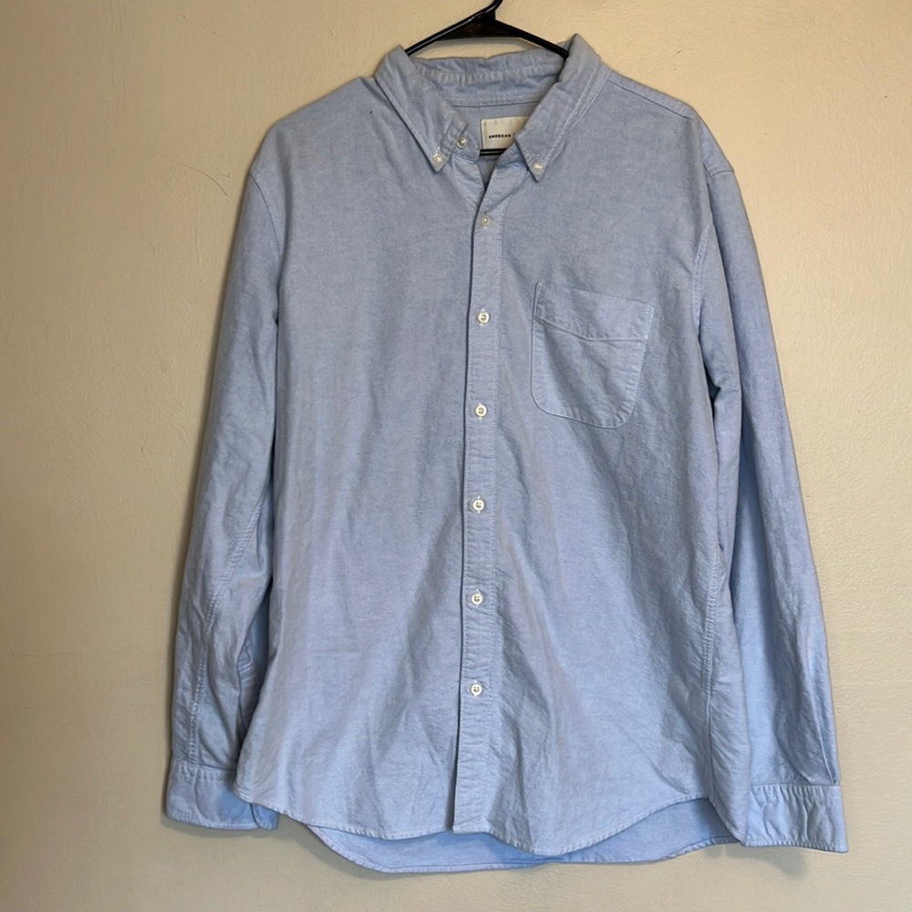 American Eagle Slim-Fit Oxford Button Down Shirt